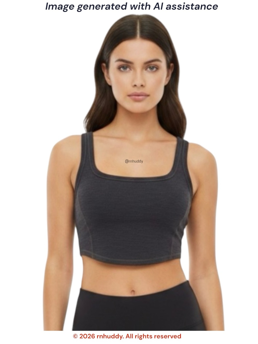 Prana S black heather becksa bralette